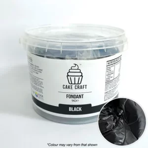 Cake Craft Black Fondant 1KG