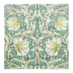 Havi William Morris Pimpernel Green Cocktail Napkins