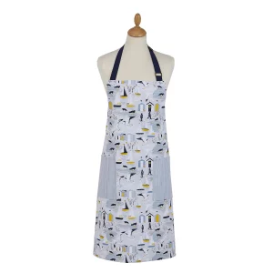 Ulster Weavers Seashore Cotton Apron in Blue