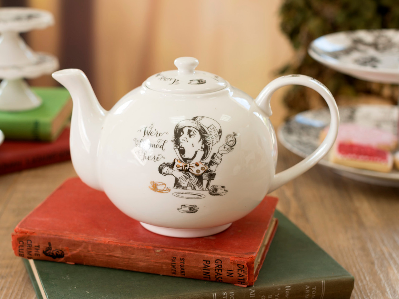 Victoria And Albert Alice In Wonderland Large Teapot - Image 2