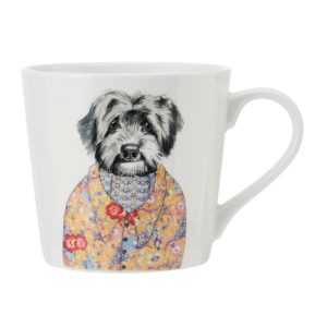 Mikasa TipperleyHill Fine China Mug, Cockapoo Dog Print, 380ml