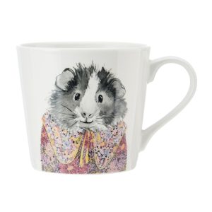 Mikasa Tipperleyhill Guinea Pig Print Fine China Mug, 380ML
