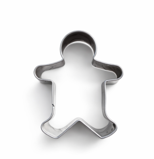 Stainless Steel Gingerbread Boy Cookie Cutter 8cm