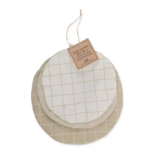 DII Dish Cotton Cover Set 3 Feather Grey