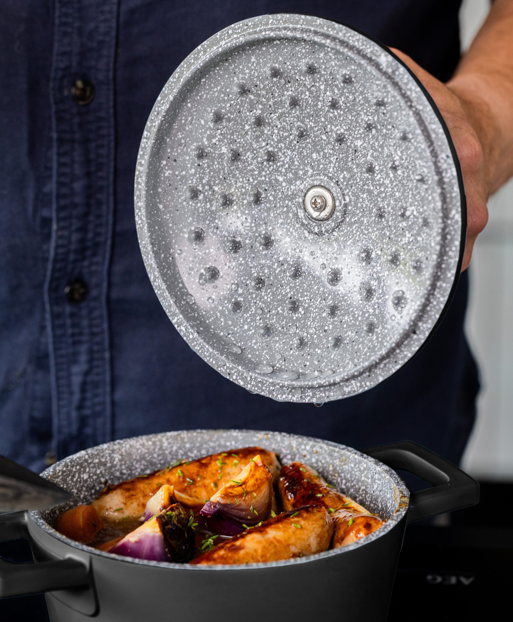 MasterCraft Casserole 1.4L/16cm Black - Image 5