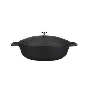 MasterCraft Shallow Casserole 28cm Black