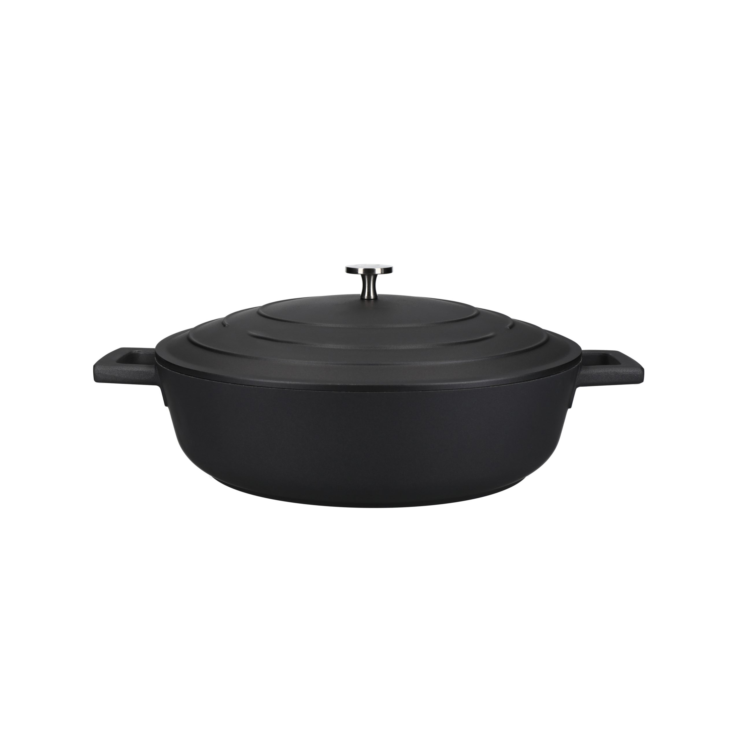 MasterCraft Shallow Casserole 28cm Black