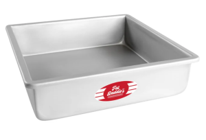 Fat Daddio's Anodised Aluminium Square Cake Pan 9" x 3"