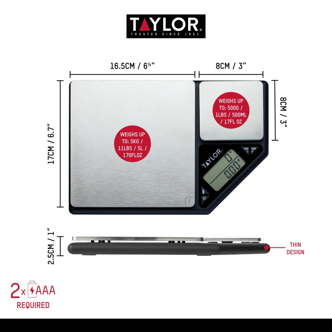 TY Pro Scale 5kg/500g Dual Digital - Image 7