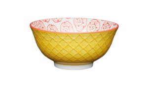 Mikasa Do It All Bowl Yellow Floral