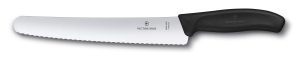 Victorinox Pastry Knife 22cm Wavy Black