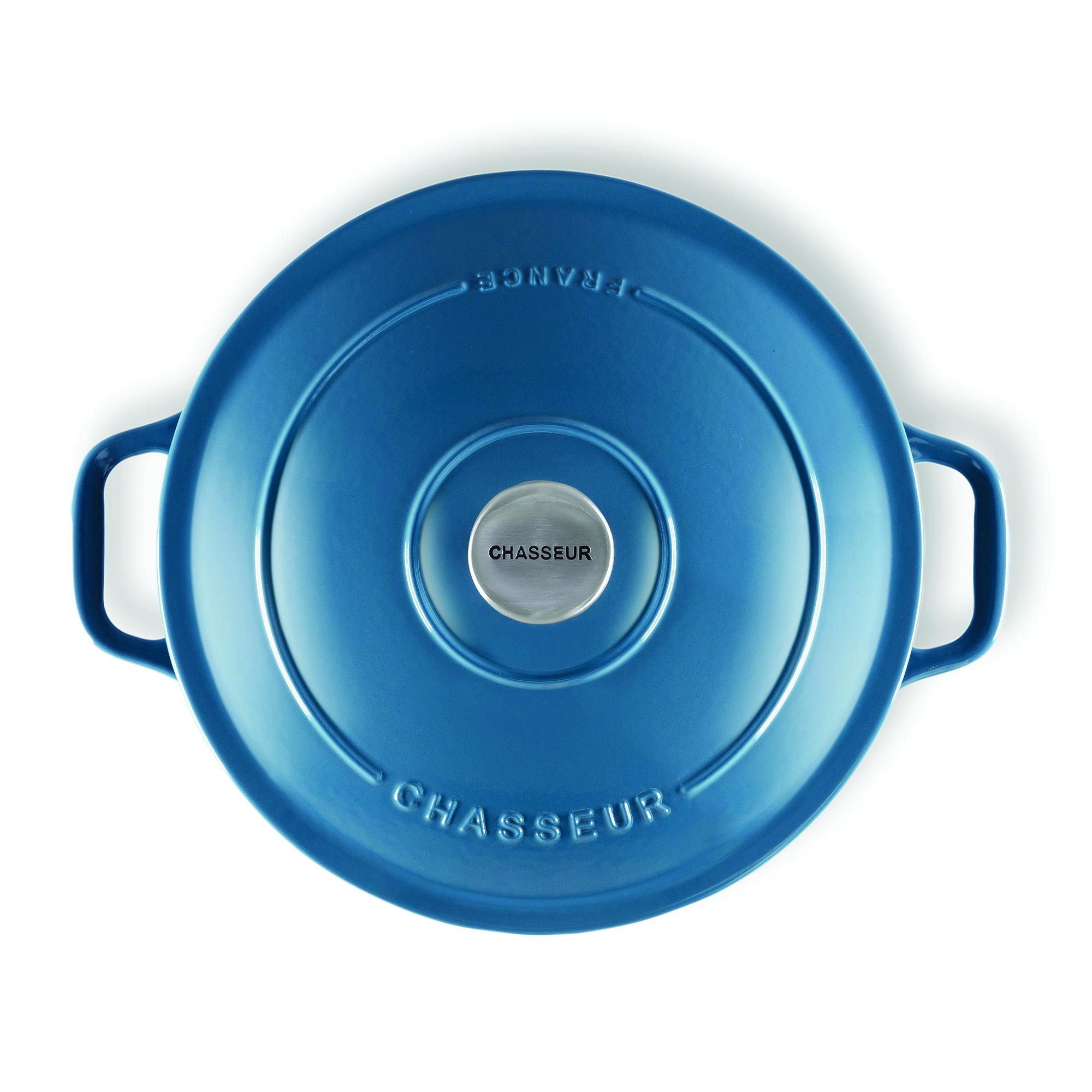 Chasseur Round French Oven 24cm/4L Blue - Image 3