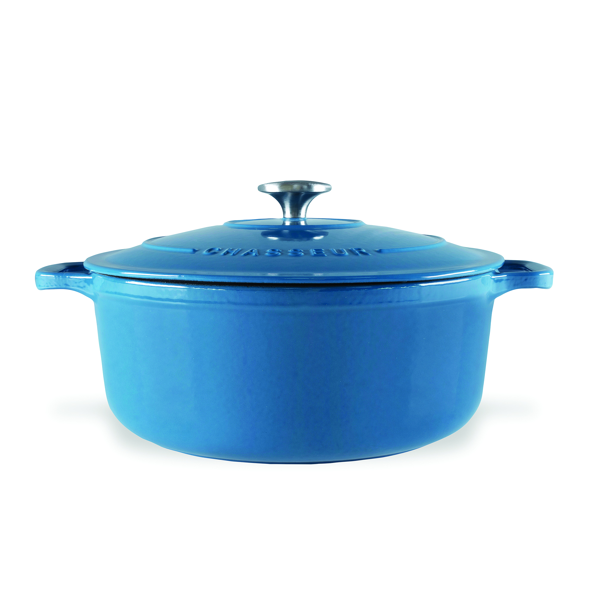 Chasseur Round French Oven 24cm/4L Blue - Image 2
