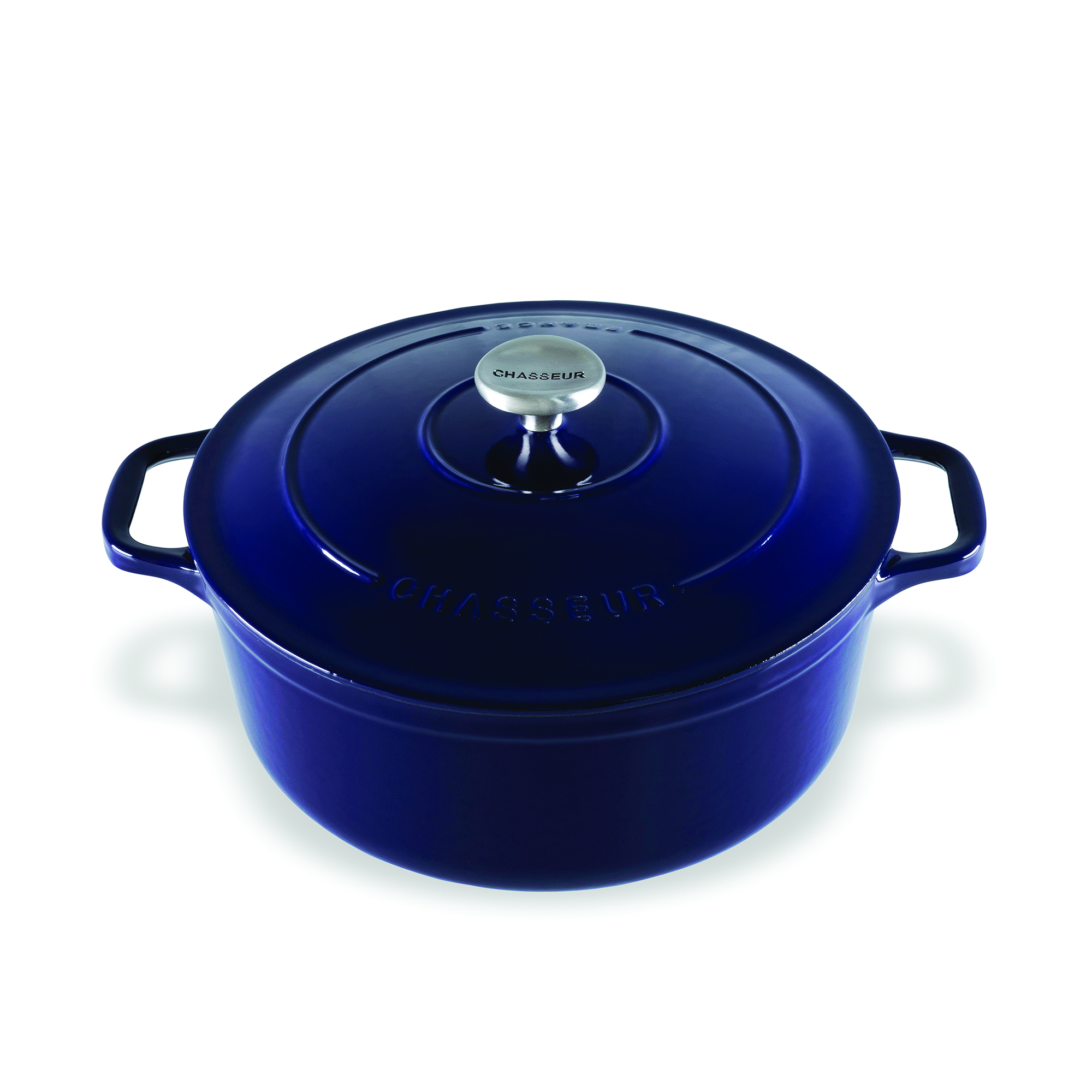 Chasseur Round French Oven 28cm/6.1L Midnight Blue