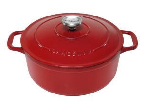 Chasseur Round French Oven 22cm/3.2L Federation Red