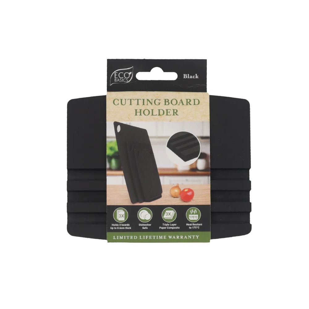 Eco Basic Cutting Board Holder - Black