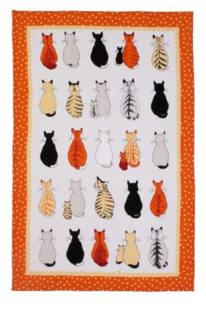 Ulster Weavers Cats In Waiting Tea Towel