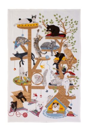Ulster Weavers Moggie Mayhem Tea Towel