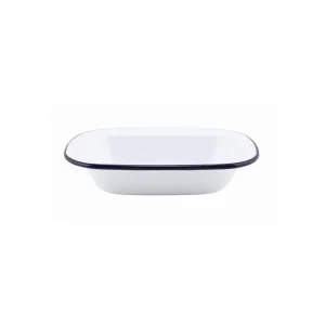 Falcon Pie Dish Oblong Enamelware 16cm