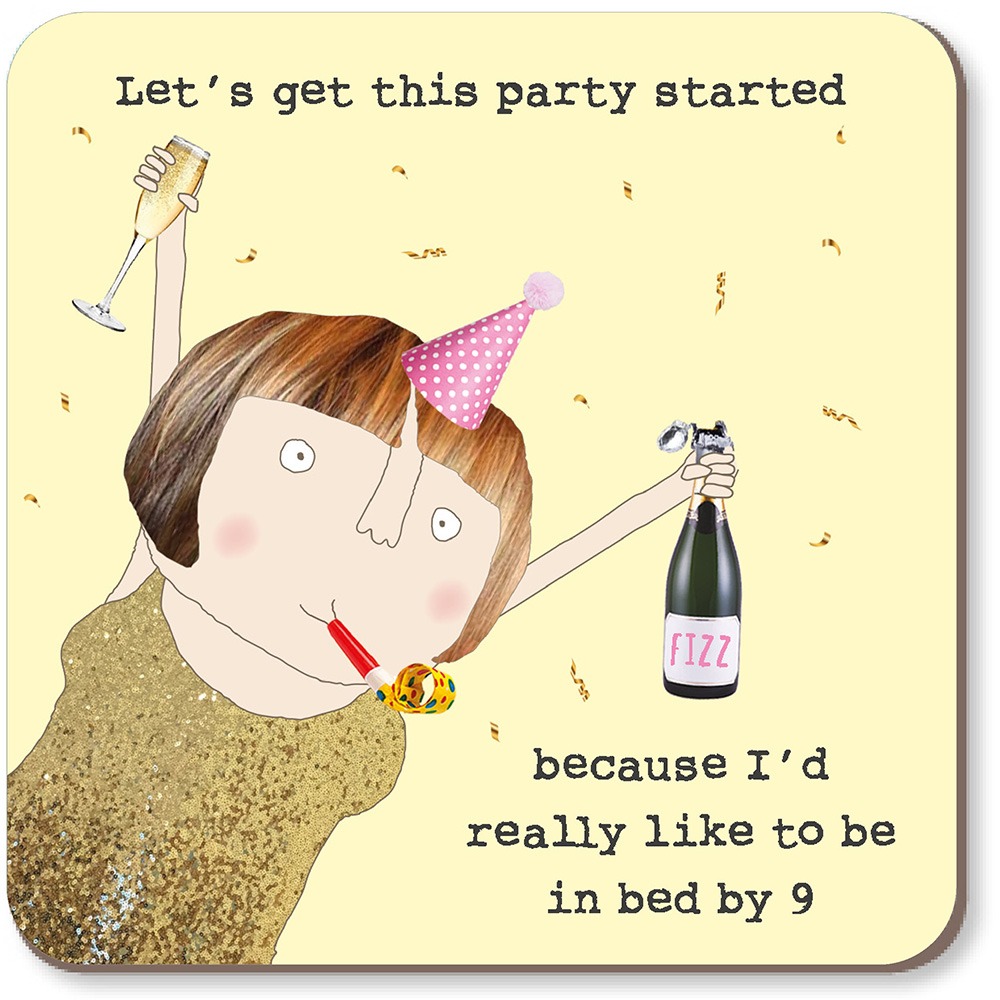 Rosie Made A Thing Coaster - Party Started