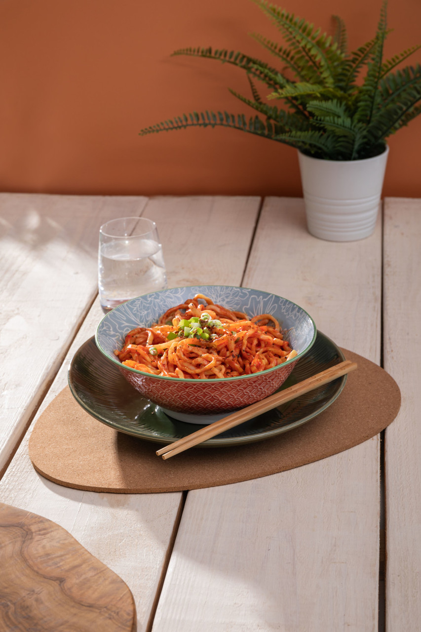 Mikasa Ramen Bowl 21cm Grey Floral - Image 4
