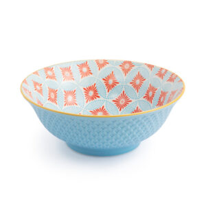 Mikasa Ramen Bowl 21cm Blue Mosaic