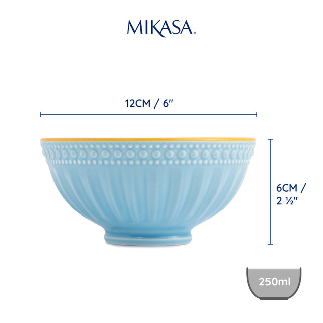 Mikasa Nibble Bowl 12cm Blue Mosaic - Image 5