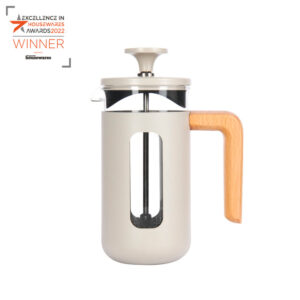 La Cafetière Pisa 3 Cup 350ml Stainless Steel Cafetiere, Latte