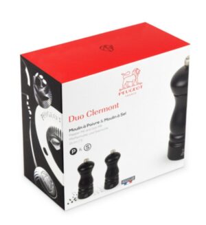 Peugeot Clermont Salt & Pepper Set 13cm - Black