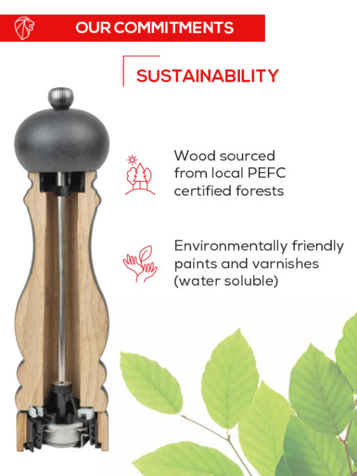 Peugeot Paris u'Select Salt Mill 18cm - Natural - Image 7