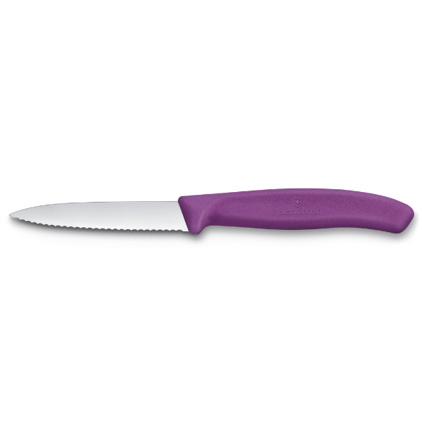 Victorinox Serrated Knife 8cm - Purple