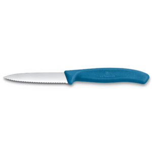 Victorinox Serrated Knife 8cm - Blue