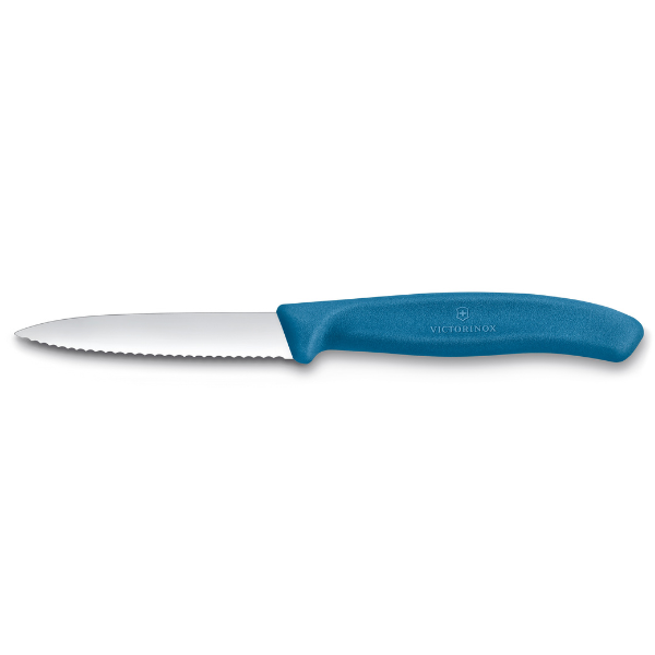 Victorinox Serrated Knife 8cm - Blue