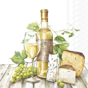 IHR Cocktail White Wine Tasting Napkin