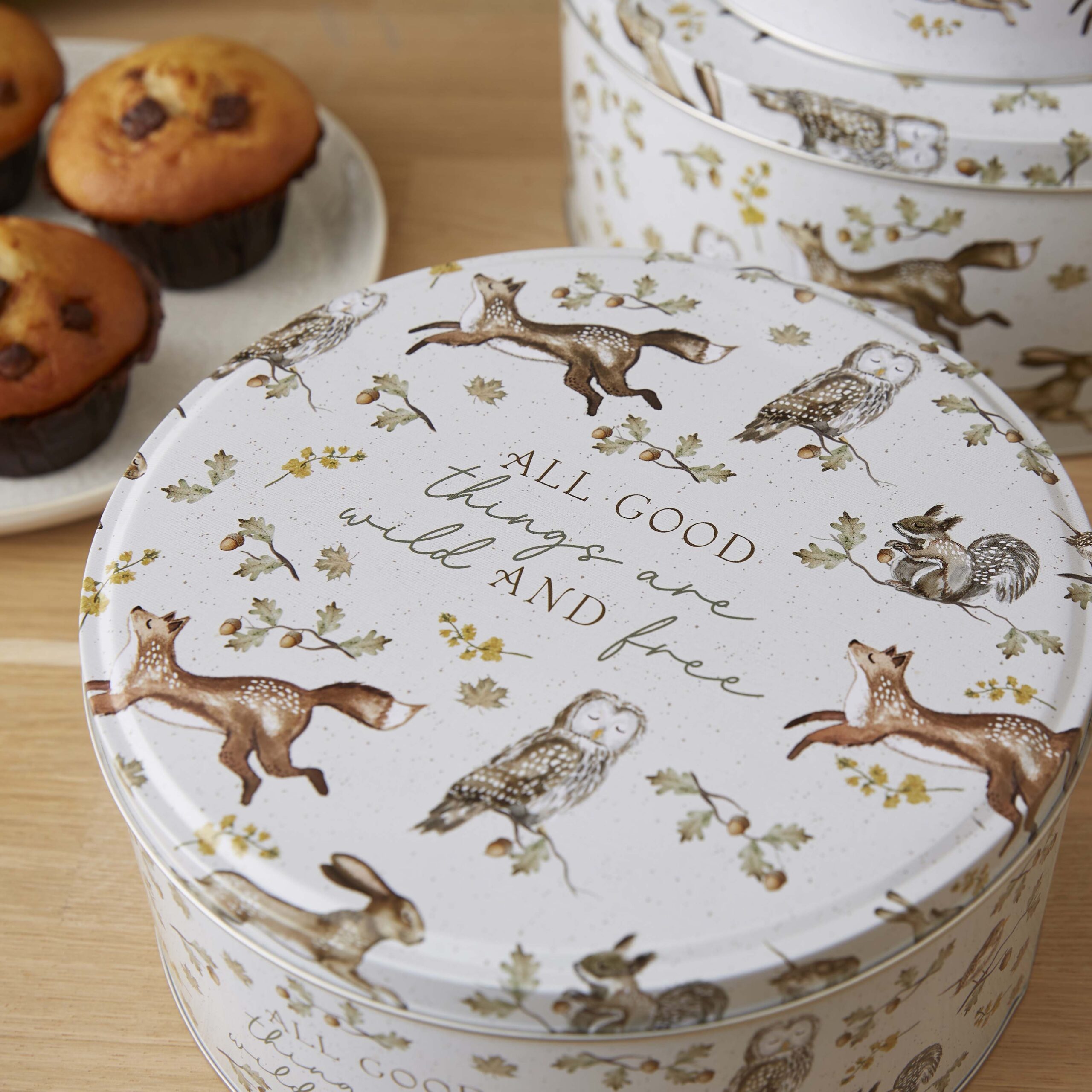 Cooksmart Forest Fable Round Cake Tins Set of 3 - Image 2