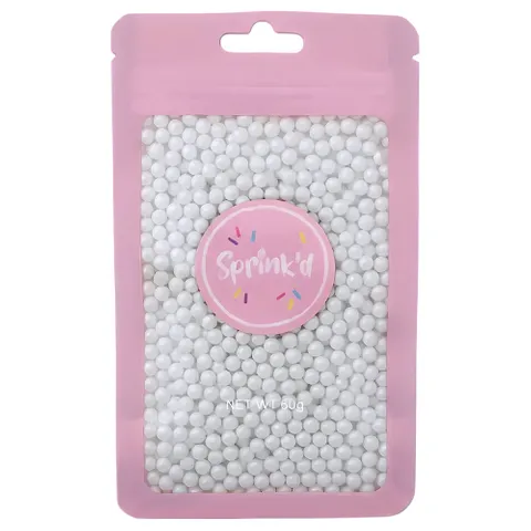 Sprink'd Sugar Balls Pearl 4mm 60g