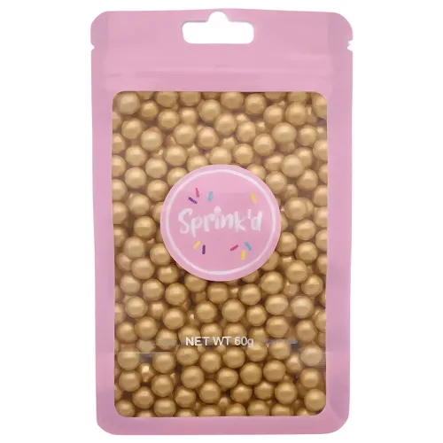 Sprink'd Sugar Balls Gold 8mm 60g