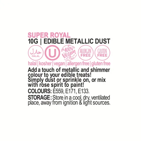 Vivid Royal Blue Shimmer Dust - Image 2