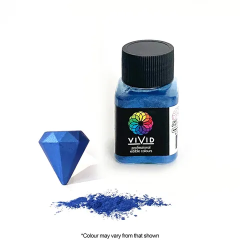 Vivid Royal Blue Shimmer Dust
